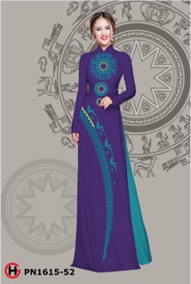 Vải áo dài trống đồng 1615