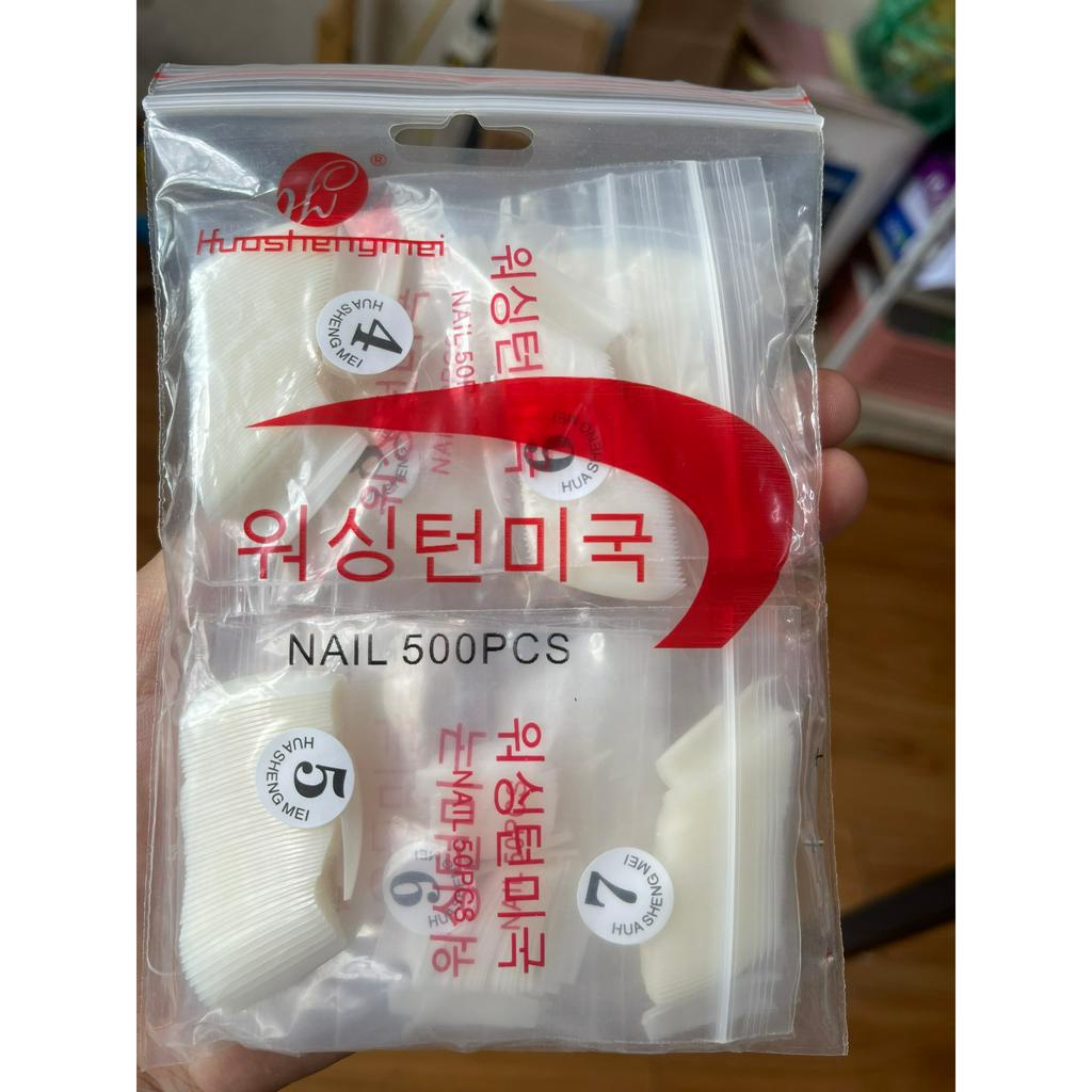 Móng nối hàn đủ số bịch 500 móng đủ size