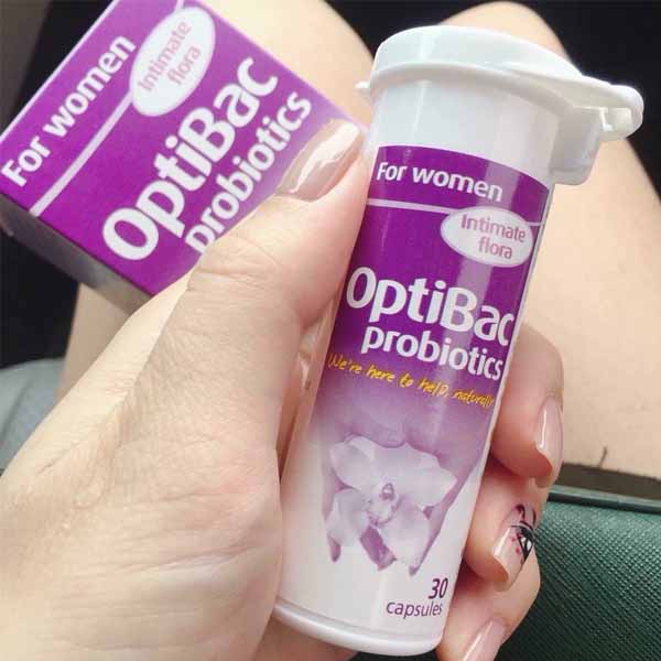 Men Vi Sinh Optibac Tím Probiotics For Women, UK (30 viên, 90 viên)