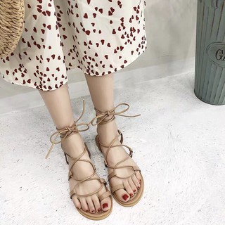 GIÀY SANDAL CỘT DÂY