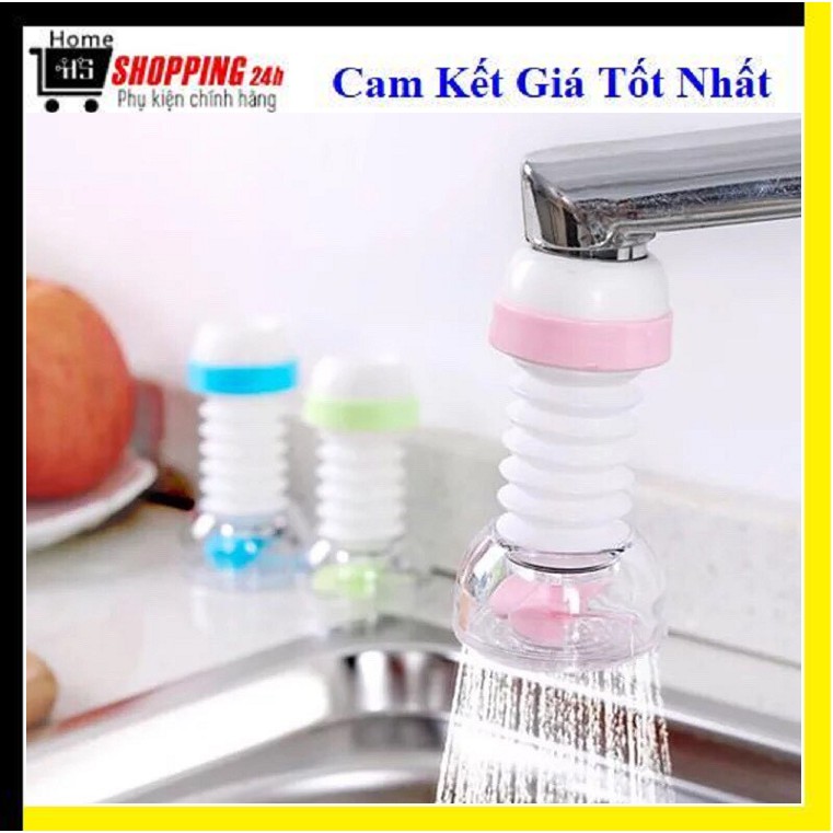 Vòi nước hoa sen lò xo nhựa 360 độ, tăng áp, đồ dùng sạch hơn và tiết kiệm lượng nước sử dụng hơn homeshopping24h