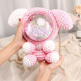 TÚI HANDMADE TỰ ĐAN TAI THỎ MÃ 178 ❤