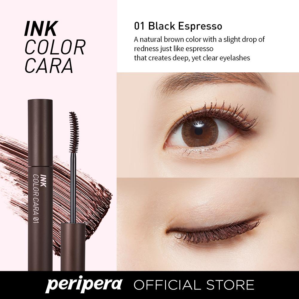 Mascara Chải Mi Có Màu PERIPERA INK COLOR CARA 01 BLACK ESPRESSO 8g(11/2022)