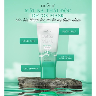 Mặt Nạ Thải Độc Detox Mask Drlacir Hộp 35gram Giúp làm sạch da Thải độc da Giảm kích ứng Ngừa mụn