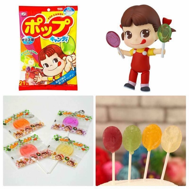 Kẹo mút trái cây Pop Candy 21 cái chống sâu răng Nhật Bản