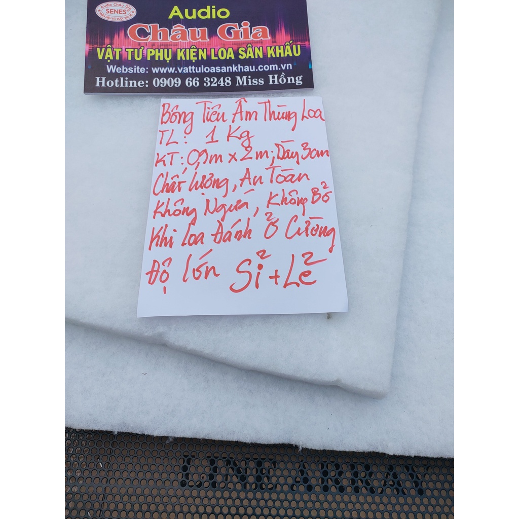 Mút tiêu âm, cách âm thùng loa 1kg Audio Châu Gia