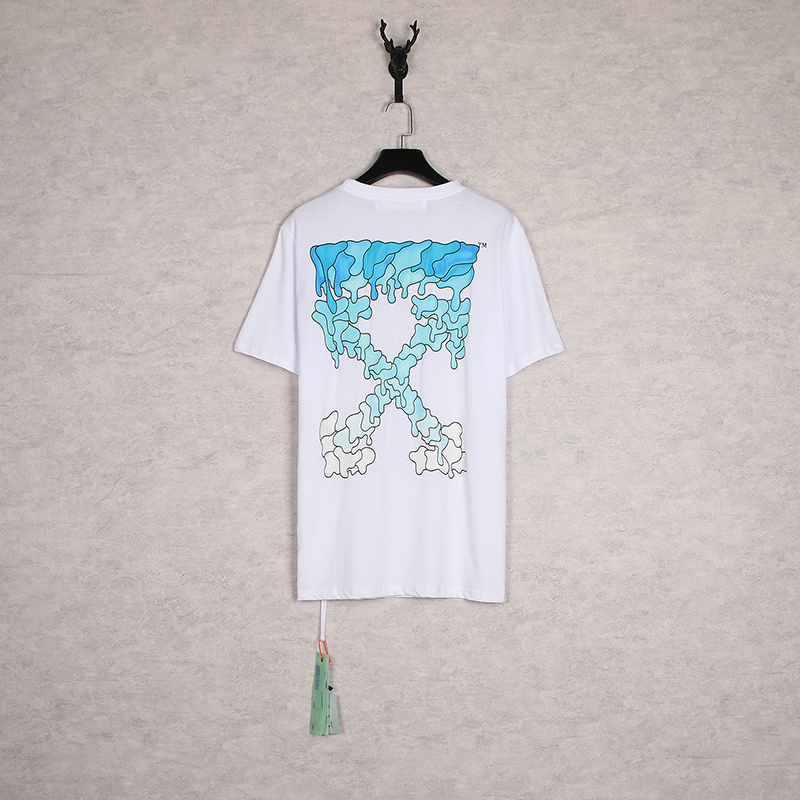 Áo thun ngắn tay phong cách Off White trẻ trung cho nam nữ 1209