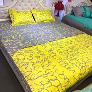 Bộ  chăn ga gối Poly trần bông