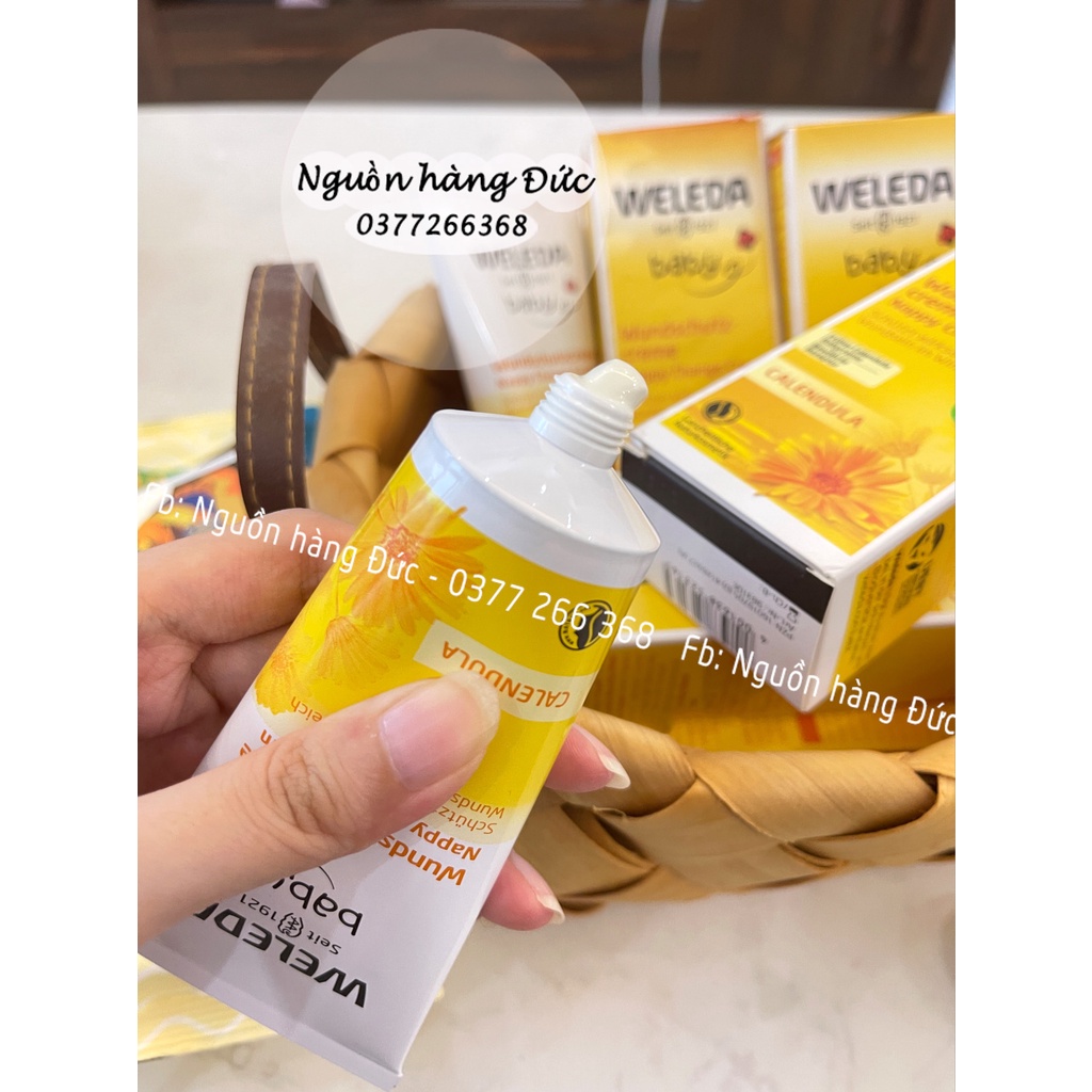 Kem hăm Weleda Đức hữu cơ CAO CẤP  chống hăm, bôi hăm rôm sảy Organic BIO - Nguồn hàng Đức