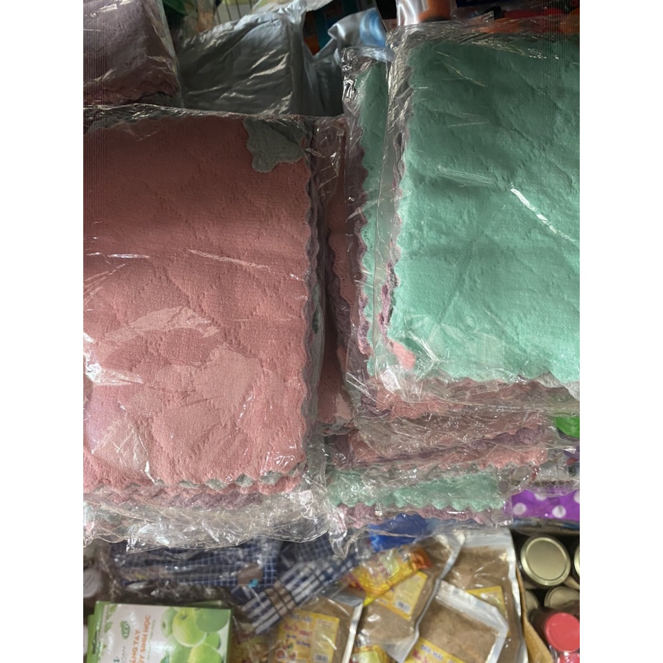 Khăn lau bếp đa năng siêu thấm 2 mặt dày dặn