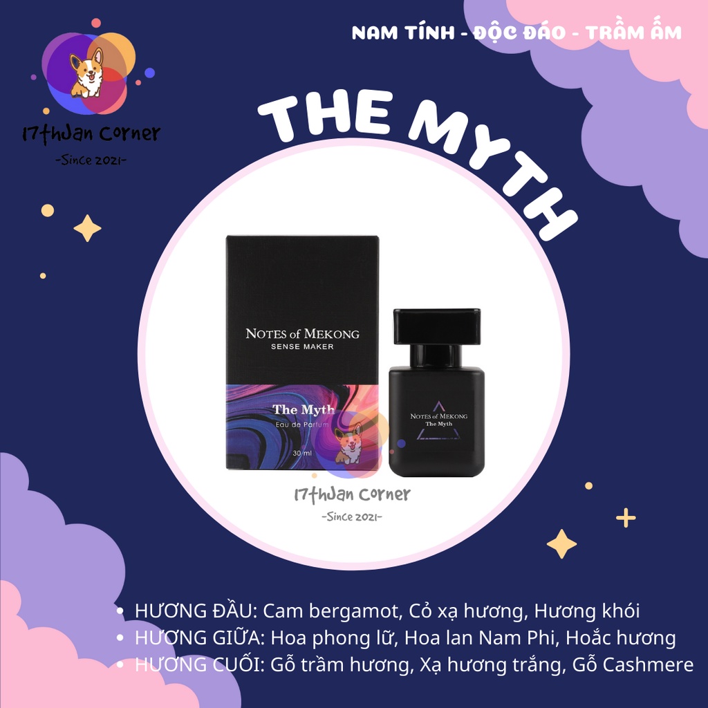 Nước hoa nam Notes of Mekong The Myth 30ml