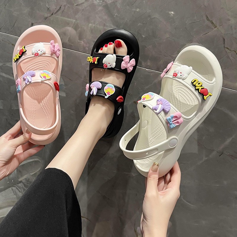 SANDAL ĐẾ LƯỢN SIÊU NHẸ NHIỀU STICK 3MÀU