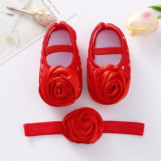 Giày ĐíNh Hoa MềM MạI Cho Bé Sơ Sinh