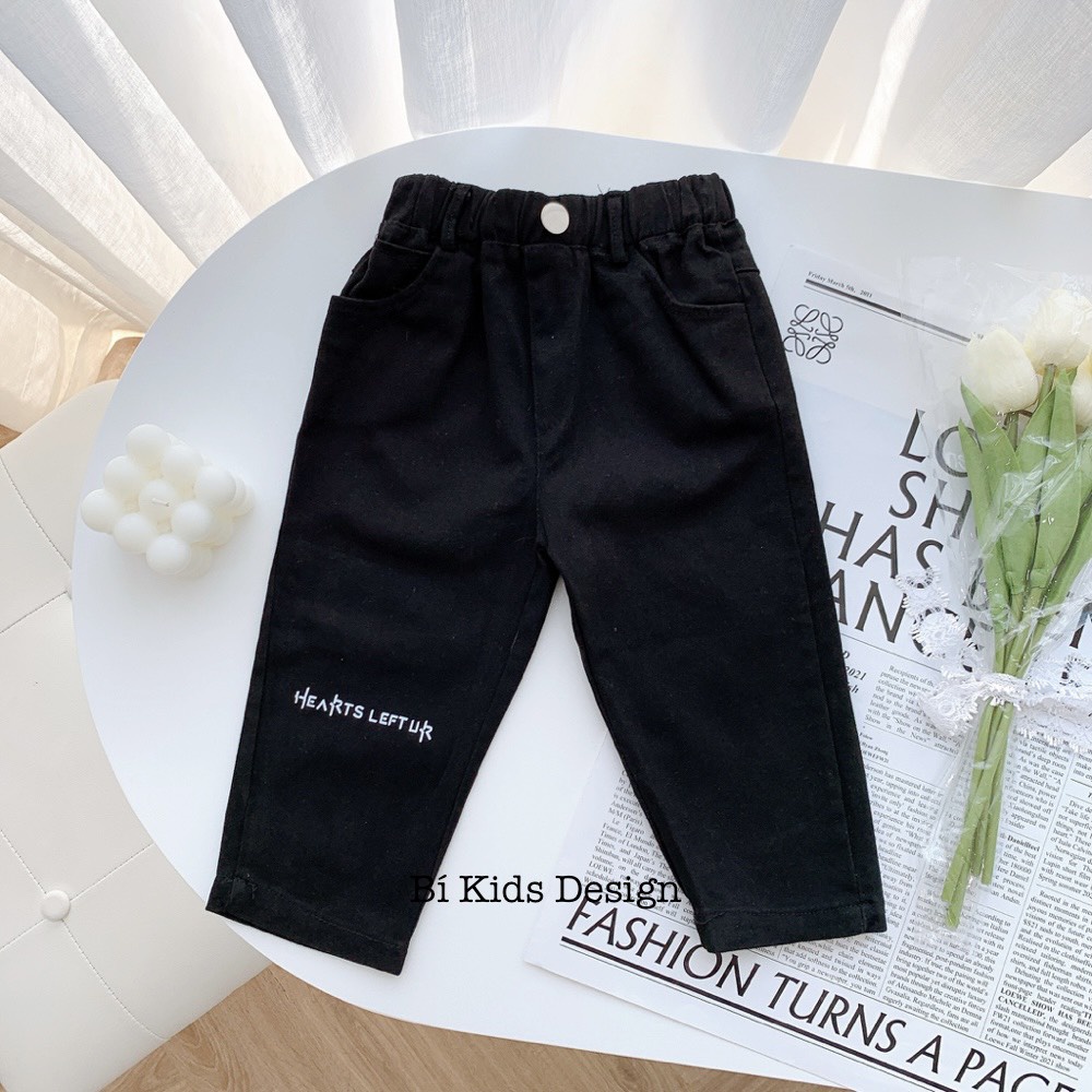 Quần Kaki Dáng Dài Chất Thô Mềm Cho Bé Trai Thời Trang Trẻ Em Bí Kids