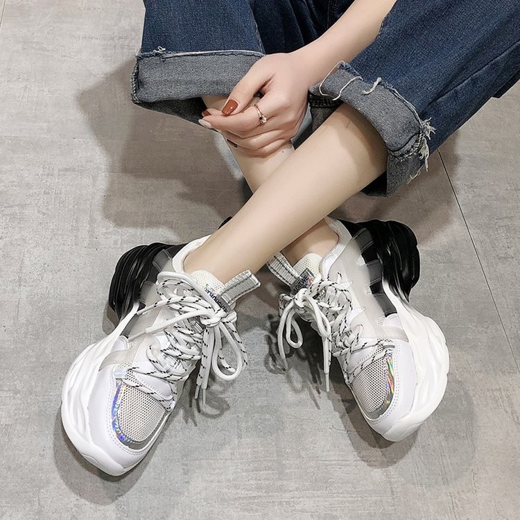 Giày thể thể thao nữ 👟Hot Trend 2020👟 Giày nữ Ulzzang kiểu dáng sneaker, đế pha 2 màu siêu đẹp phong cách cá tính G05 | BigBuy360 - bigbuy360.vn