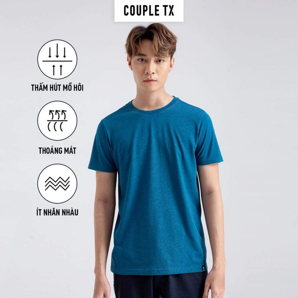 Áo Thun Cổ Tròn Basic Nam Couple TX ❕