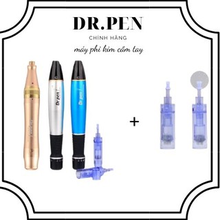 Máy dr pen có tích điện và không tích điện máy cấy phấn cấy tảo cấy hồng sâm kèm 2 đầu kim 12 nhỏ gọn
