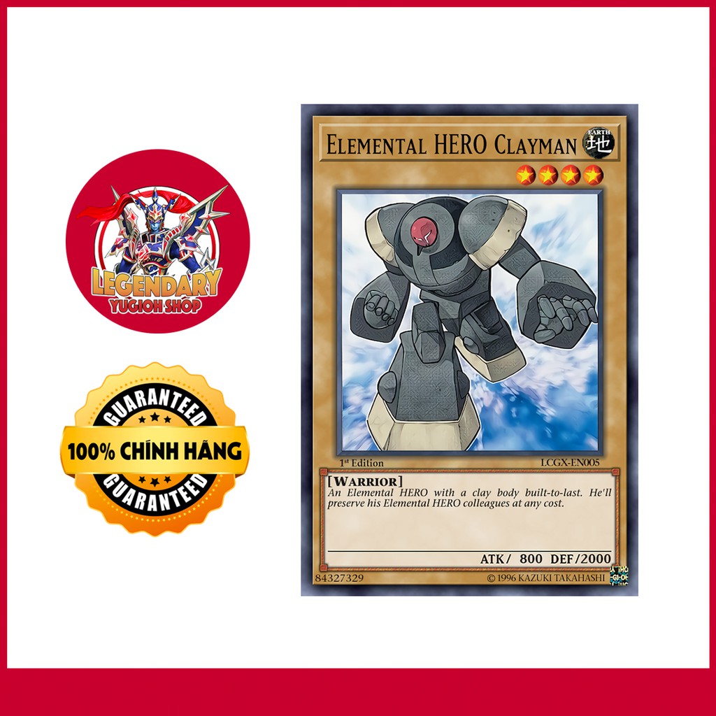 [EN-JP][Thẻ Bài Yugioh Chính Hãng] Elemental Hero Clayman