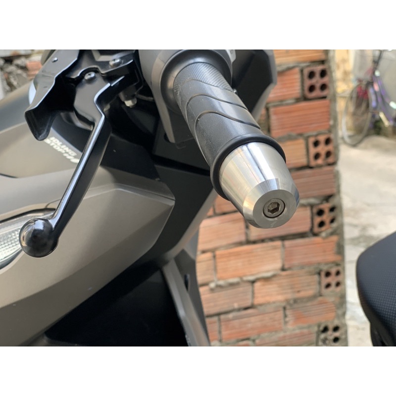 Cặp Gù inox chống rần rung Tay Lái  Kèm cục nhôm Đóng gù