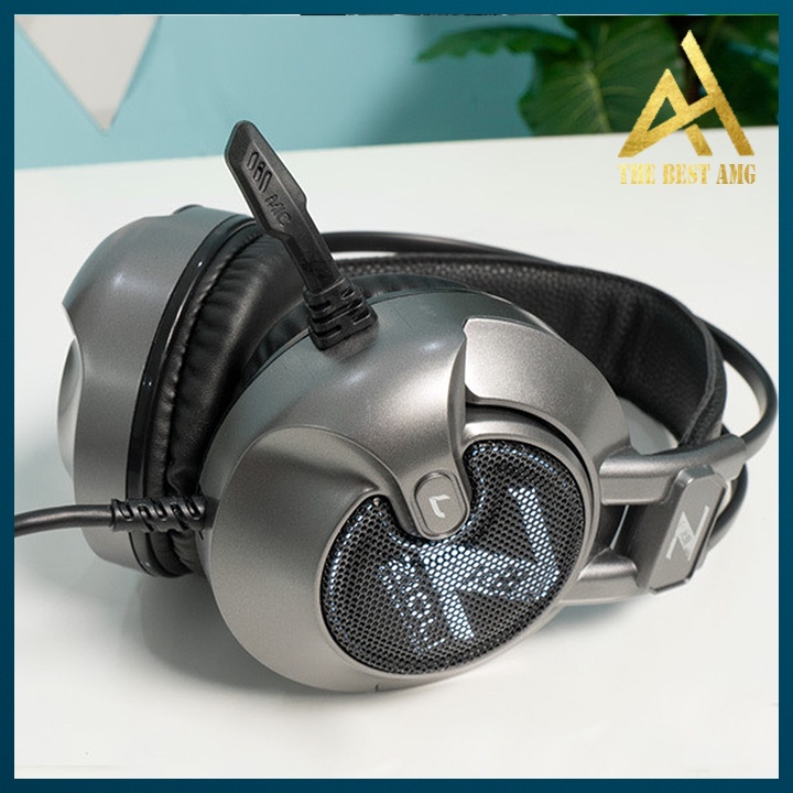 Tai Nghe Headphone Gaming Đèn LED 7 Màu RGB Có Mic ZIDLI ZH-V6 Pro Tai Nghe Nhạc Máy Tính PC Laptop Chuyên Game Có Dây