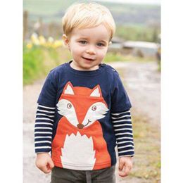 Áo cotton bé trai hình con cáo