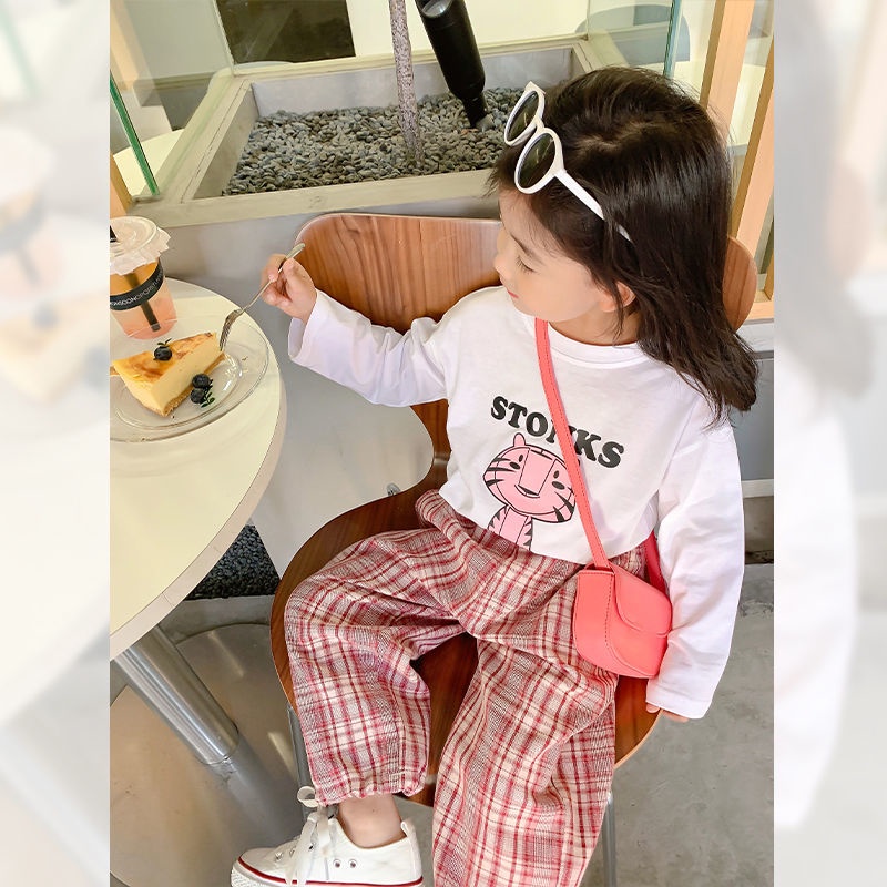 [Babycat Hàng Có Sẵn Quần Dài Nhỏ Nhắn Phong Cách Nhật Hàn Nhật Bản Hàn Quốc Thời Trang Mùa Hè Hàng Mới Dành Cho Bé Gái