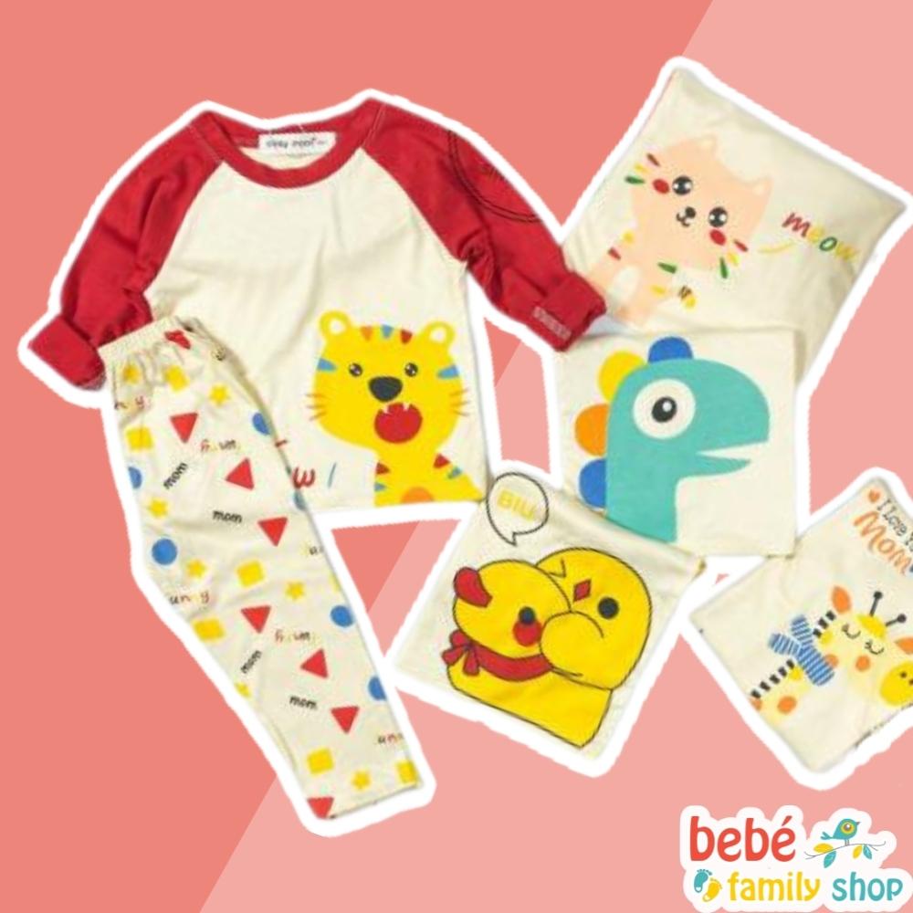 Bộ thun lạnh dài tay cho bé Minky Mom size Đại 130 - 150 từ 19 đến 30kg - STDM