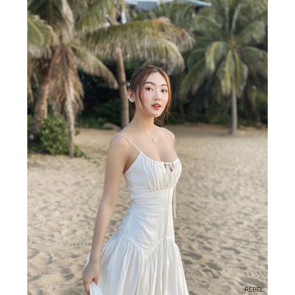 (Suclothing) REBEL DRESS - Đầm maxi 2 dây thiết kế - đầm dự tiệc | BigBuy360 - bigbuy360.vn