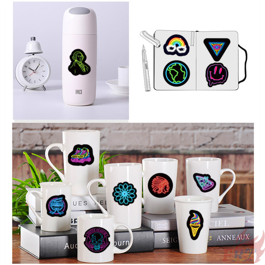 ❉ Neon Color ：VSCO Style - Series 01 JMD Cool Harajuku Graffiti Stickers ❉ 50Pcs/Set Waterproof DIY Fashion Decals Doodle Stickers