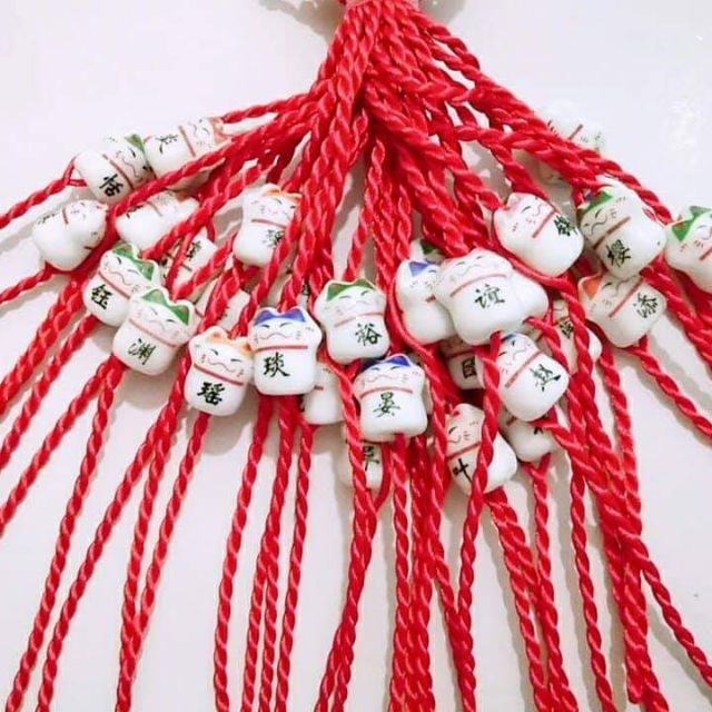 Vòng tay mèo may mắn (2 dây 18k)