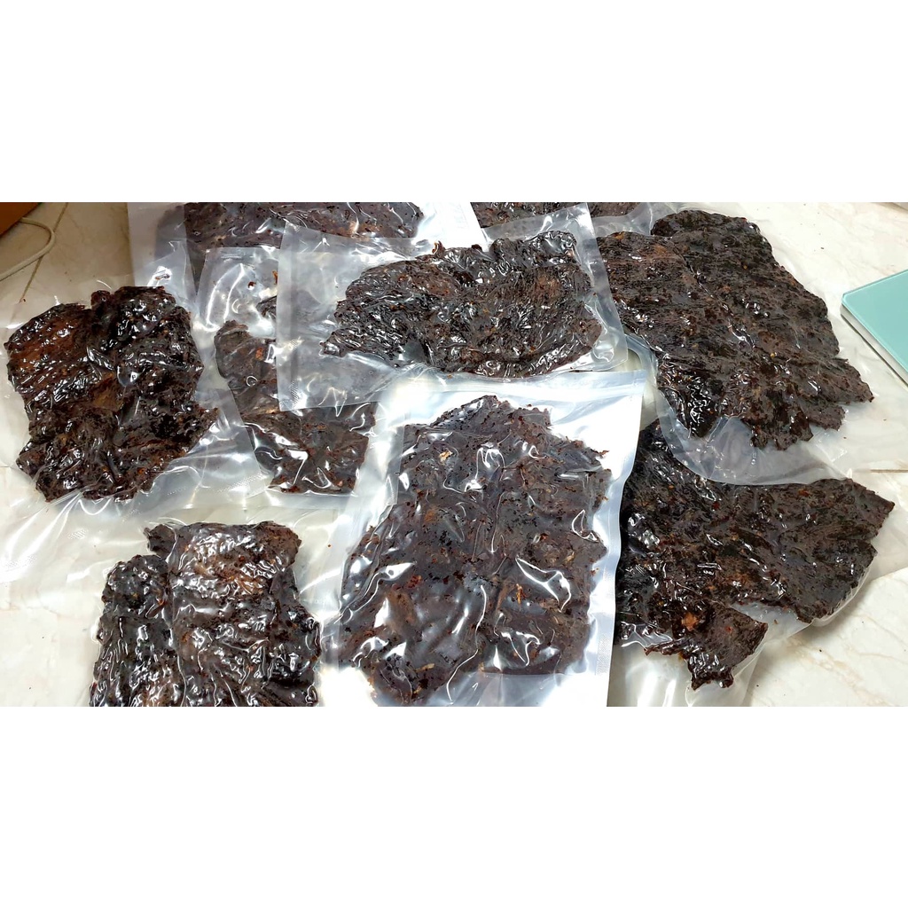Bò Khô Miếng Mềm, khô bò nguyên miếng mềm KHÔNG CAY siêu ngon gia tryền nhà làm