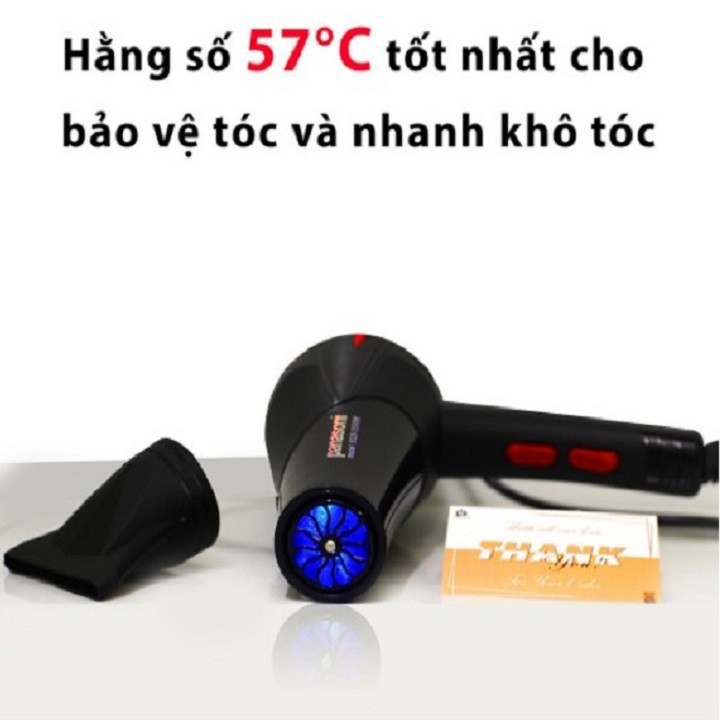 Máy sấy tóc 2 chiều công suất 3500W có ánh sáng xanh kháng khuẩn ( Bin Store 24h )