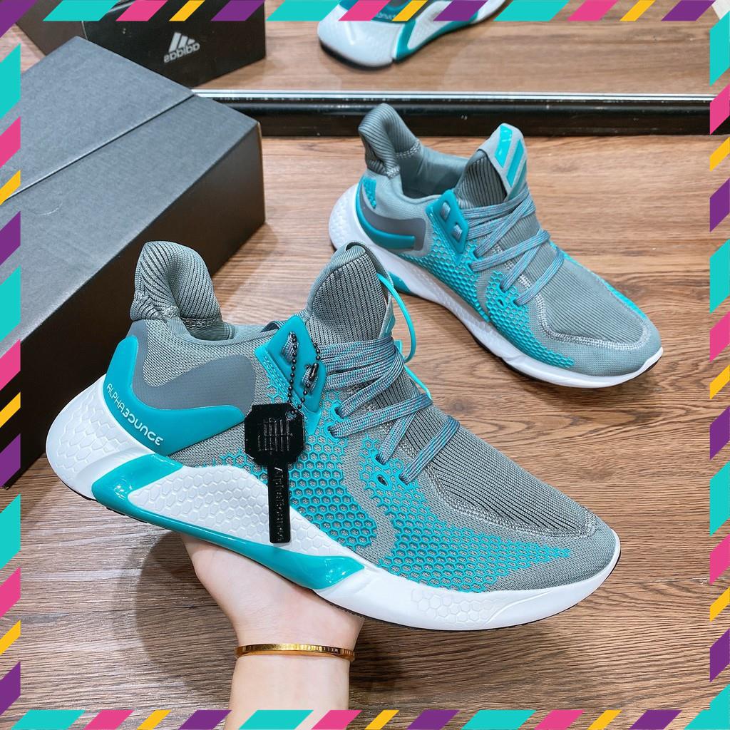 Giày thể thao sneaker Alphabounce xám xanh 2020 HỖ TRỢ ĐỔI TRẢ TRONG 15 NGÀY !