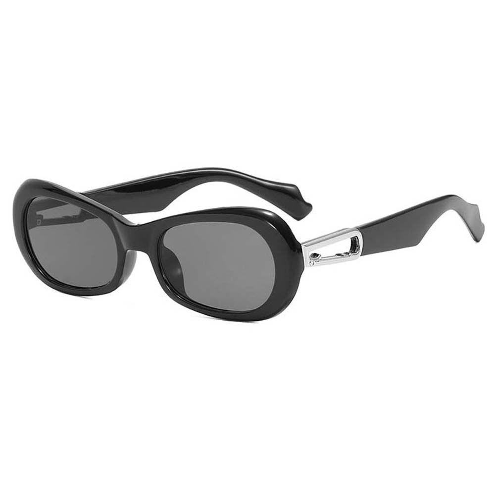 Kính Mát Gọng Oval Nhỏ In Họa Tiết Da Báo Phong Cách Hàn Quốc Cổ Điển Thời Trang