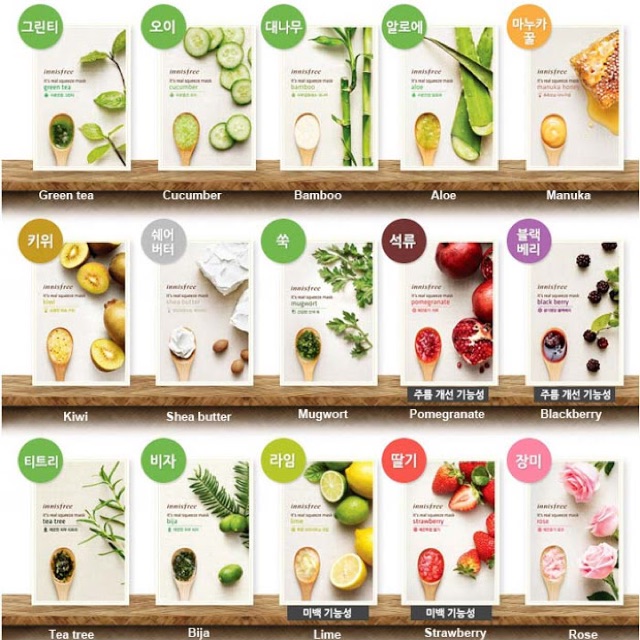 Mặt nạ giấy Innisfree It's real squeeze mask