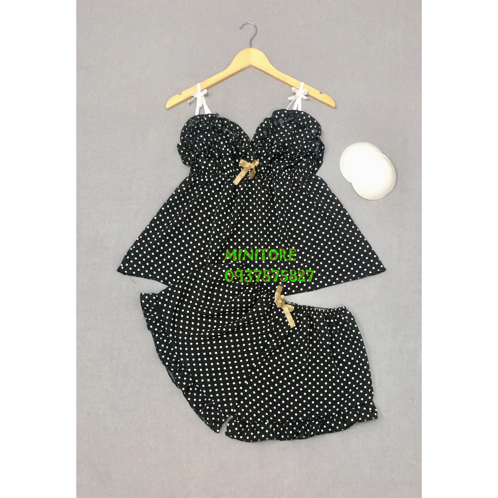 [60KG - 90KG] BIGSIZE KATE LỤA CHẤM BI CÓ MÚT ÊM THÁO RỜI, ĐỒ SIZE LỚN VẢI MỀM MÁT KHÔNG NHĂN HÀNG NHÀ MAY BAO KỸ