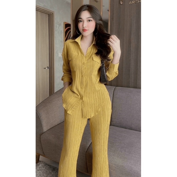 (HCM) SET BỘ DỒ ĐI CHƠI NỮ DÀI SANG CHẢNH TÔN DÁNG SÀNH ĐIỆU THỜI TRANG CHO CÁC CHỊ EM KME STORE