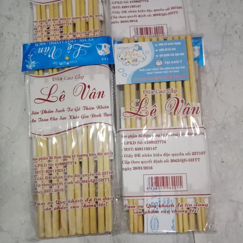 Đũa Gỗ Từ Thiên Nhiên Lê Vân