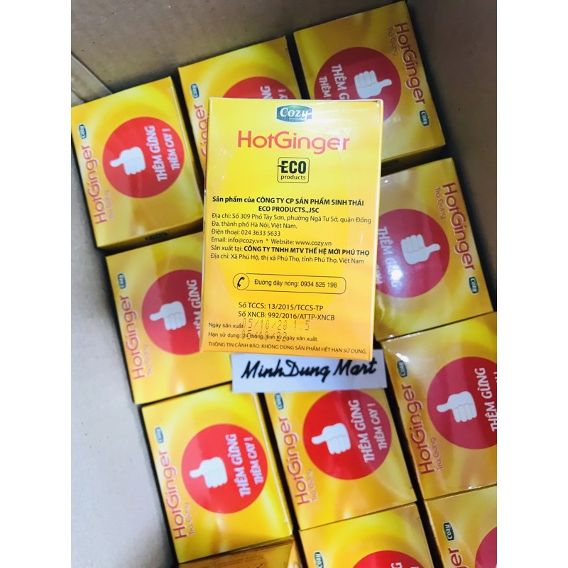 Trà Gừng HotGinger Cozy (20 gói x 10g)