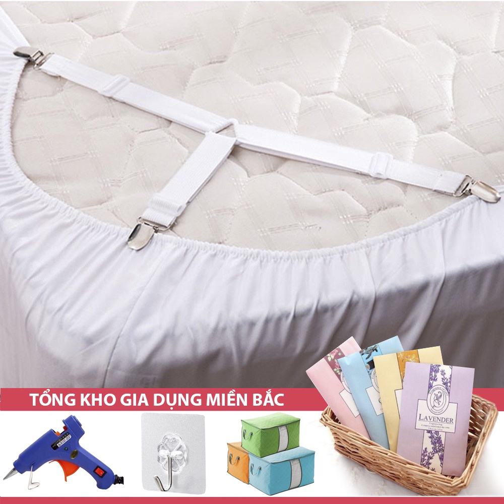 [Tổng Kho Sỉ] Đai Điều Chỉnh Ga Trải Giường Drap 3 Chạc Inox Mới - Gia Đình - Khách Sạn - Ga Luôn Căng Phẳng