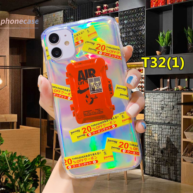 Red AIR Box Soft Case OPPO A3S Reno 4 F9 A5 2020 A31 2020 A5S A53 2020 A9 A33 2020 A1K A91 Reno 3 A12E A7 A92 Reno 2F A12 F7 F5 A52 A11K A11 A12S F5 Yoouth F9 PRO A32 A53S Reno 2Z A72 C11 C15 C12 C17 C3 C1 C2 7i 5 5S 5i 6i 6 6S 7 Casing Couples Cases Lase