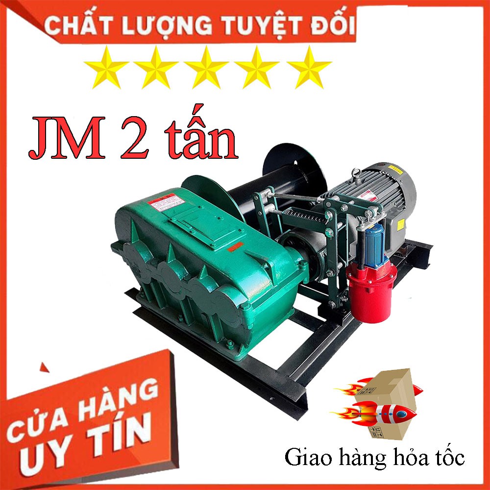 [CHẤT LƯỢNG-GIÁ RẺ] Tời kéo mặt đất KENBO JM2 2t 12m/phút