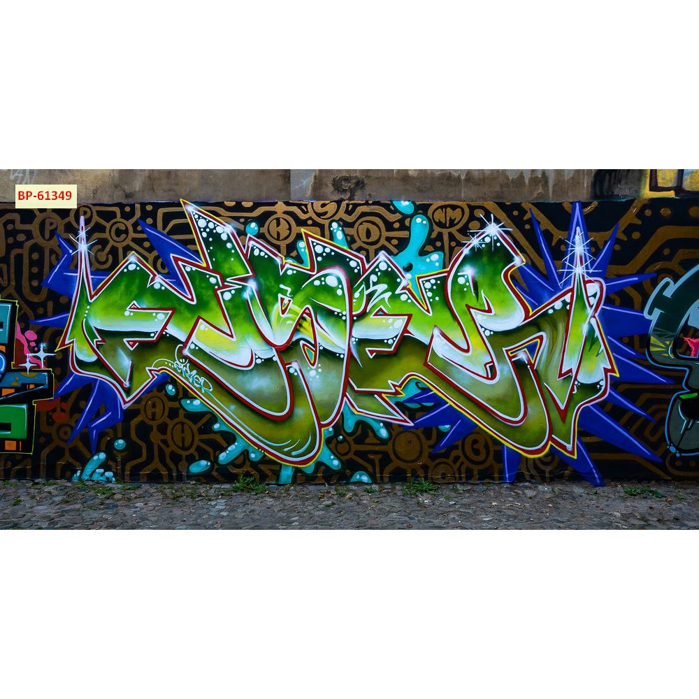 Tranh dán tường club Billiards 3D kích thước lớn