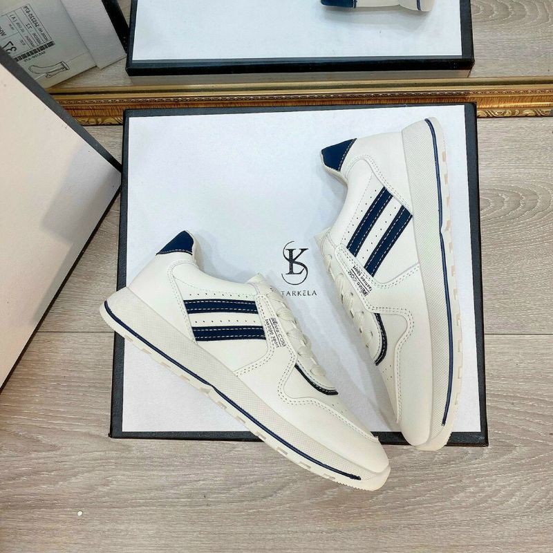 Giày thể thao trắng 2 vạch