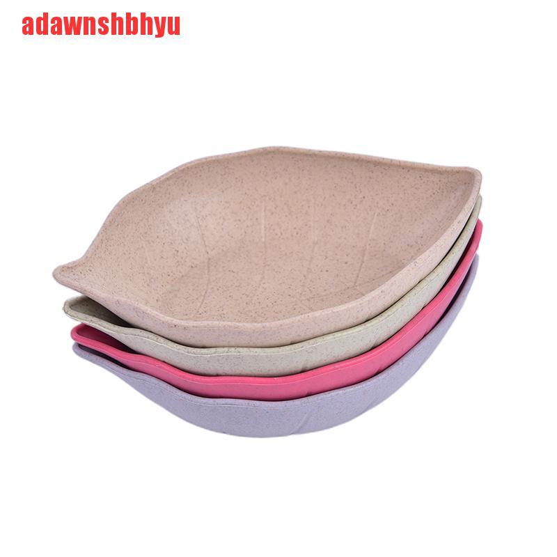 Bát Đựng Nước Chấm / Gia Vị Hình Chiếc Lá Bằng Chất Liệu Lúa Mạch