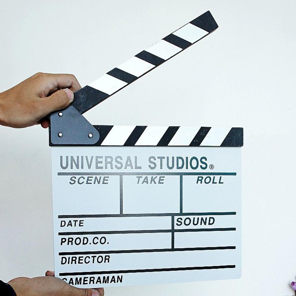 Clapboard Đạo Cụ Quay Phim Bằng Gỗ