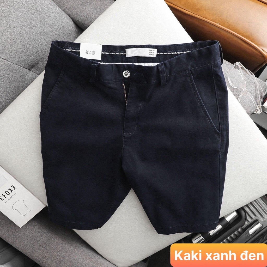 Quần short kaki nam lavado màu trắng trơn không rách chất cao cấp co dãn 4 chiều from đùi đẹp QS3 mẫu mới
