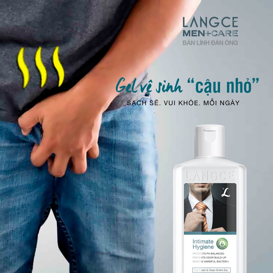 GEL VỆ SINH VÙNG KÍN 100ml LANGCE DÀNH CHO NAM