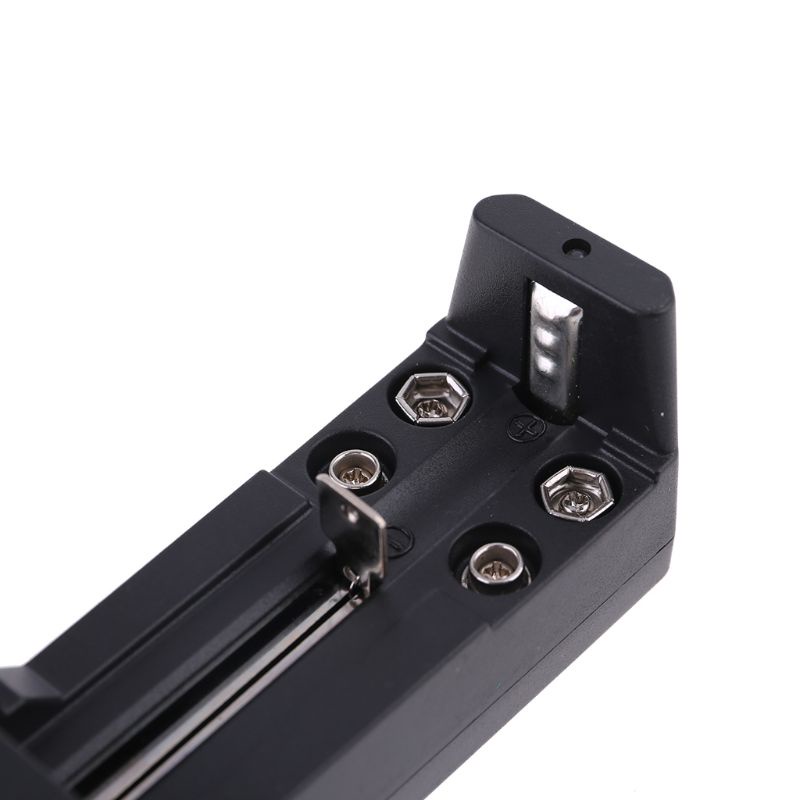Bộ sạc pin AA AAA Li Ni-Cd NiMH 3.7V 18650 màu đen