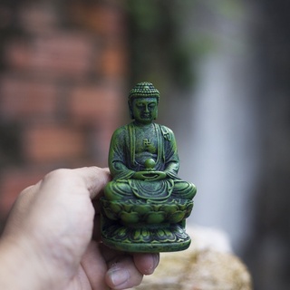 TƯỢNG A DI ĐÀ CAO 11cm ( chất liệu xi măng)